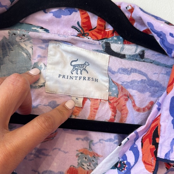 Print fresh cat sleepover set Xlarge - Picture 3 of 12